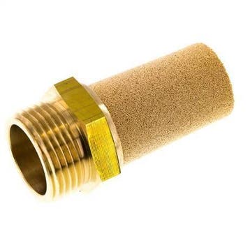 Silencieux Pneumatique G1 En Bronze Fritté Raccord En, Verzenden
