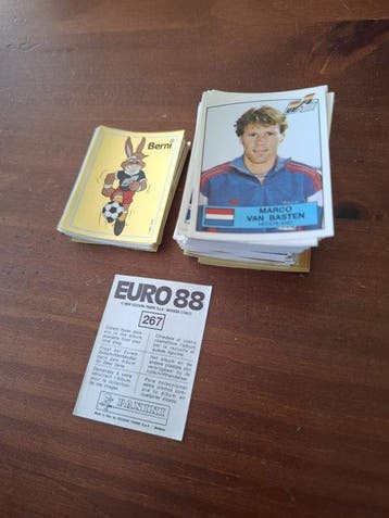 Panini Euro 88 - No writing Marco van Basten Empty album +, Verzamelen, Nieuw