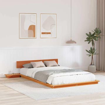 vidaXL Bedframe Bruin 120 x 190 cm Hout, Verzenden, Nieuw