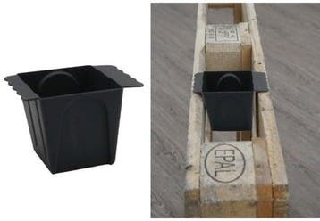 Bloembak voor pallet kunststof 37x13,5x9,5cm, Nieuw
