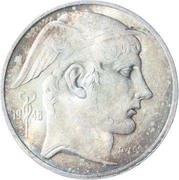 België. Prins Karel. 50 Francs / Franken 1948 t/m 1954 (Fr.