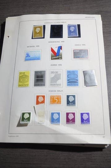 Nederland - Verzameling met veel postfris, FDC+series,, Postzegels en Munten, Gestempeld