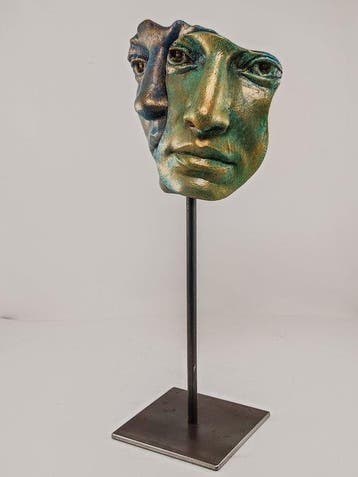 Salvatore Alibrio - Symbiosis - bronze effect, Antiquités & Art