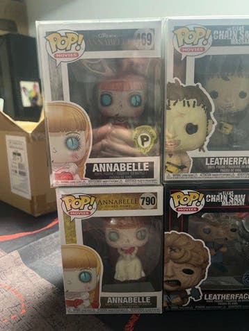 Funko - Funko Pop Annabelle; Leatherface; Art the Clown -