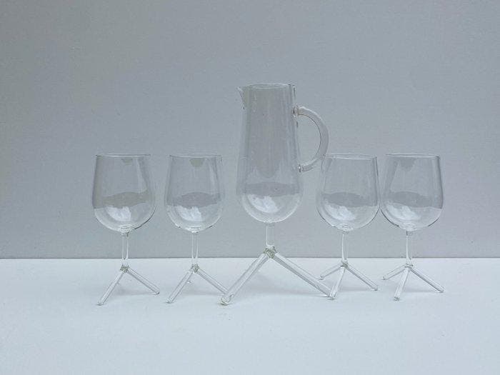 1 liter decanter - Maarten Baptist - Karaf (5) - Louise, Antiquités & Art, Antiquités | Meubles | Tables