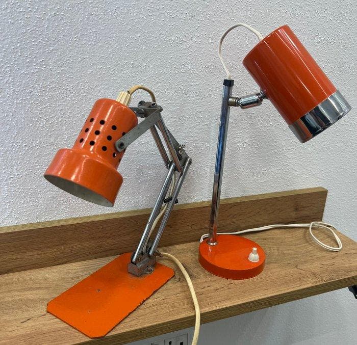 SPACE - Lamp (2) - Metaal, Antiek en Kunst, Curiosa en Brocante