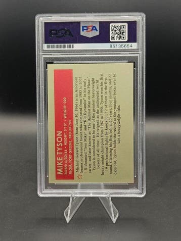 Verified HAND SIGNED AUTHENTIC Mike Tyson - PSA Graded card, Nieuw