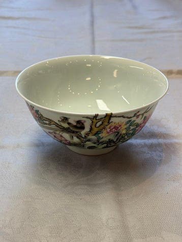 Rare high quality Falangcai bowl Republic - Kom - Porselein