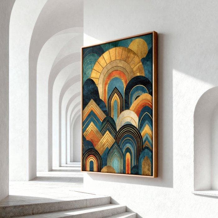 Iconica - Onyx and Emerald Geometry - Unique 1/1 XXL, Antiquités & Art, Art | Objets design