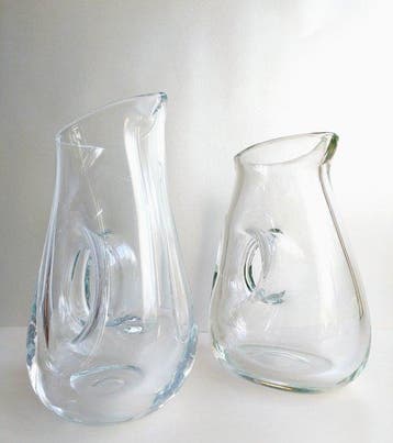 Pols Potten - Karaf (2) - Jug with a hole - Glas - Set water