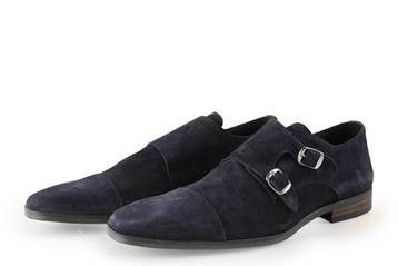 Manfield Instappers in maat 42 Blauw, Kleding | Heren, Manfield, Overige typen, Zo goed als nieuw, Verzenden