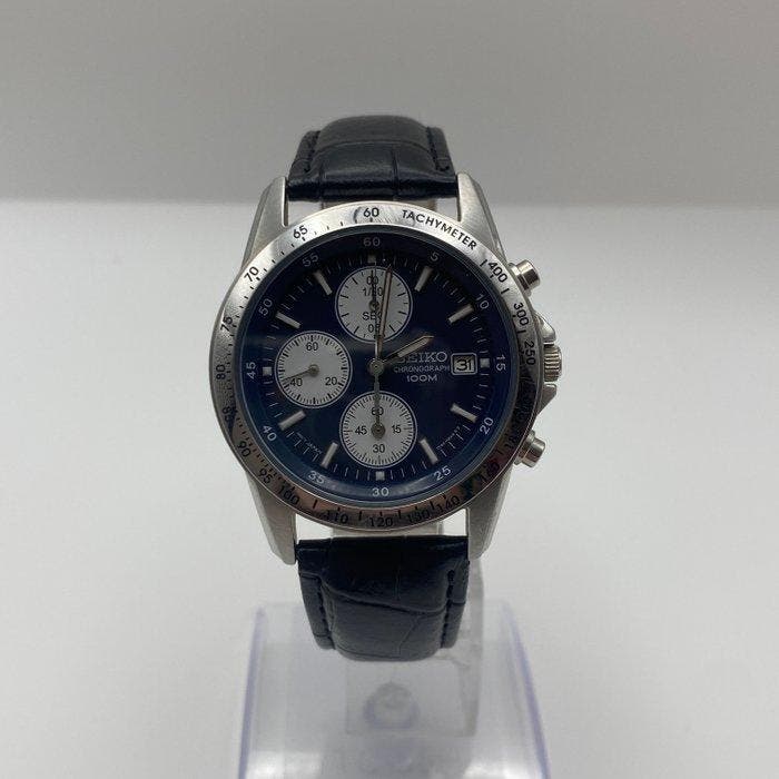 Seiko - Chronograph 100M - Zonder minimumprijs - 7T92-0DW0 -, Bijoux, Sacs & Beauté, Montres | Anciennes | Antiquités