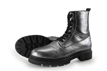 Muyters Veterboots in maat 37 Zilver, Kleding | Dames, Overige kleuren, Verzenden, Overige typen, Zo goed als nieuw