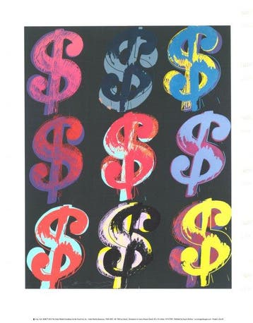 (After) Andy Warhol (1928-1987) - $9 - Giclée - Licensed