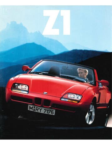 1990 BMW Z1 BROCHURE ENGELS, Nieuw
