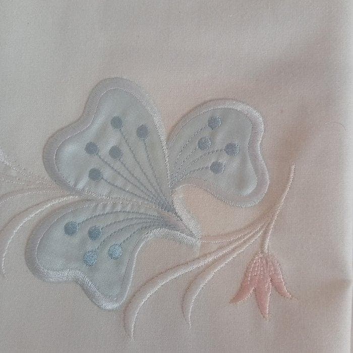 Drap de lit - 0 cm - 0 cm - drap, Antiquités & Art, Tapis & Textile