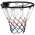 vidaXL Basketbalring 45 cm staal zwart, Verzenden, Nieuw
