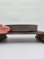 Bonsai Pot Oval 39 x 30 x 6,5 cm Bruin - Hoogte (boom): 0 cm