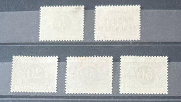 België 1919 - Strafportzegels - Gewijzigd type schaduwlijn, Gestempeld