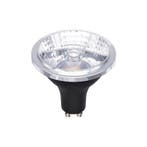 AR70 LED Spot GU10 6W Dim to Warm 3000K-2000K Zwart, Verzenden, Nieuw, Kunststof, Led