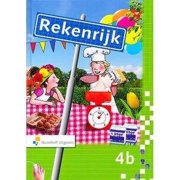Rekenrijk versie 3 rekenboek 4B, Boeken, Verzenden, Nieuw