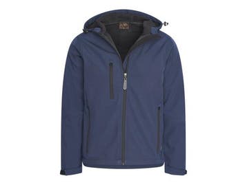Veiling - Cappuccino Italia Softshell Hood Jacket Navy - XL, Nieuw