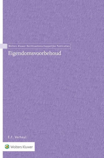 Eigendomsvoorbehoud | Emil Fridolin Verheul | Nieuw, Verzenden, Emil Fridolin Verheul