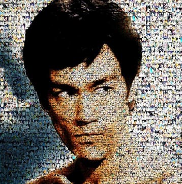 Crypto Bruce Lee IV- Format XL 60x60 - Bruce Lee, Nieuw