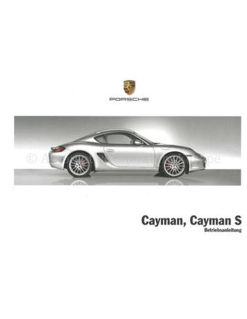 2008 PORSCHE CAYMAN | CAYMAN S INSTRUCTIEBOEKJE DUITS