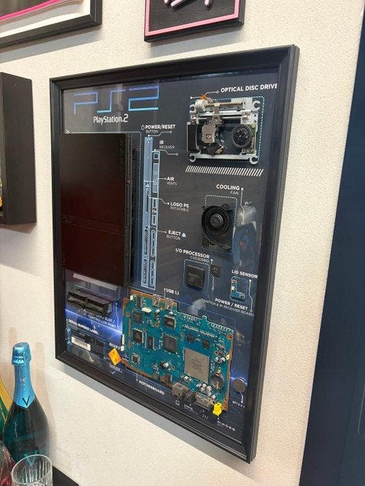 Sony - Playstation 2 (PS2) - display panel with components -, Games en Spelcomputers, Spelcomputers | Overige Accessoires