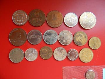 Denemarken, Nederland, Noorwegen, Frankrijk. Collection of, Gestempeld
