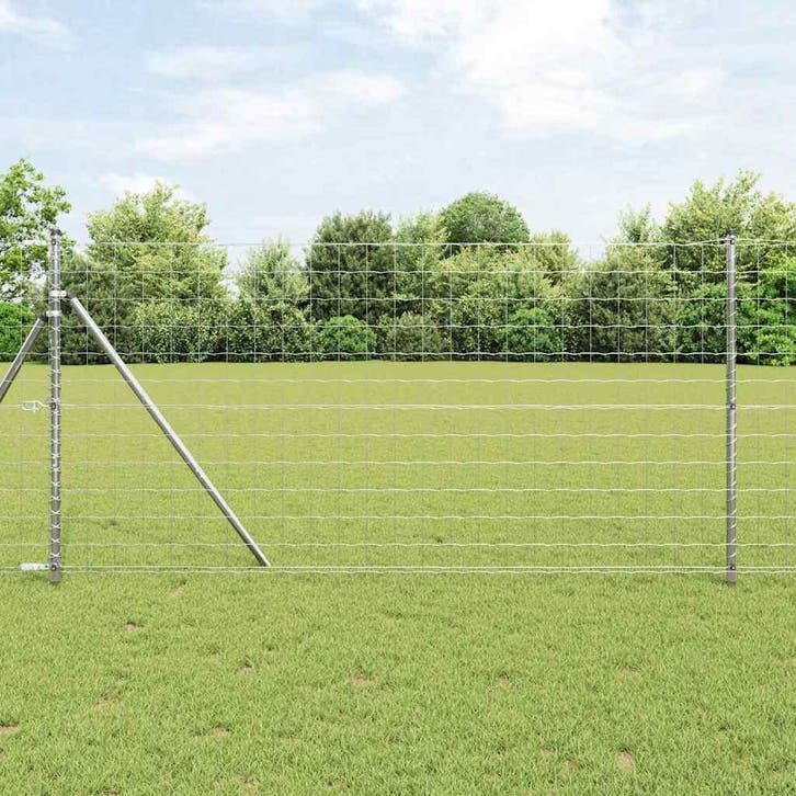 vidaXL Euro Hek 1,2 x 10 m PVC-gelaagd ijzer, Jardin & Terrasse, Clôtures de jardin, Envoi