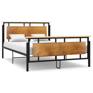vidaXL Bedframe metaal 140x200 cm, Verzenden, Nieuw