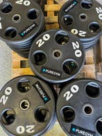 Disques Olympiques Uréthane en lot à 3€/KG, Sports & Fitness, Ophalen, Utilisé