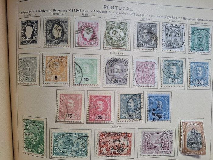Wereld 1853/1950 - Grote Europa- und Koloniënverzameling in, Timbres & Monnaies, Timbres | Amérique