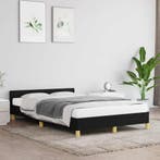 Bedframe 120x200 stof zwart | Retour Deal, Verzenden, Zwart, Nieuw, 120 cm