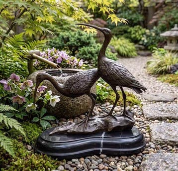 Statue, Naar Nick: Grutto’s - 24.5 cm - Bronze, Marbre