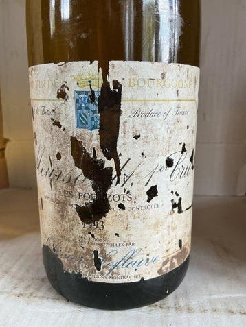 1993 Olivier Leflaive Les Poruzots - Meursault 1er Cru - 1