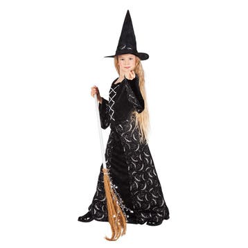 Halloween Heks Kostuum Kind Zwart, Verzenden, Nieuw
