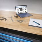 Datona Industriële werktafel 160 cm en gereedschapswagen -, Ophalen of Verzenden