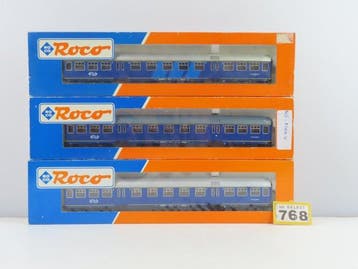 Roco H0 - 44286/44285 - Wagon de passagers pour trains, Nieuw