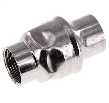 G1 RVS 316 Terugslagklep PTFE 0.03-16bar (0.44-232psi), Verzenden