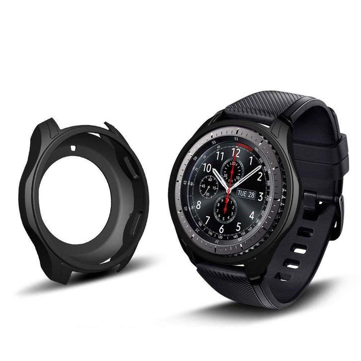 DrPhone Samsung Galaxy Watch 42mm Hoesje - Hoogkwaliteit, Handtassen en Accessoires, Smartwatches, Nieuw, Verzenden