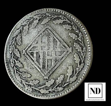 Espagne. Cataluña Napoleónica. Peseta 1811 - Barcelona