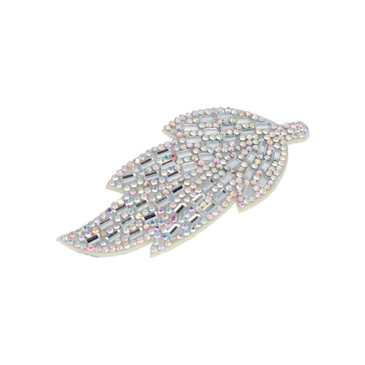 Haarspeld Klikklak 8cm - Bladvorm - Glitter Steentjes -, Bijoux, Sacs & Beauté, Beauté | Soins des cheveux
