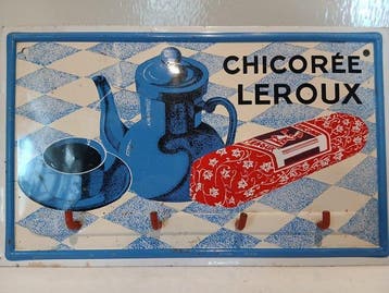 Chicorée Leroux - Chicorée Leroux reclame kapstok /