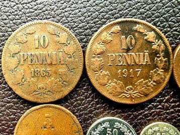 Finland, Grootvorstendom onder Russische heerschappij. Set, Postzegels en Munten, Postzegels | Europa | Rusland, Gestempeld
