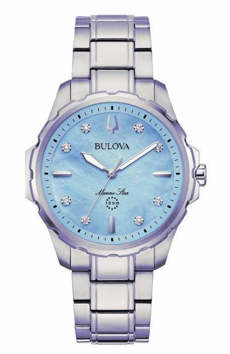 Bulova - NO RESERVE PRICE - Marine Star Lady Diamonds, Handtassen en Accessoires, Horloges | Heren