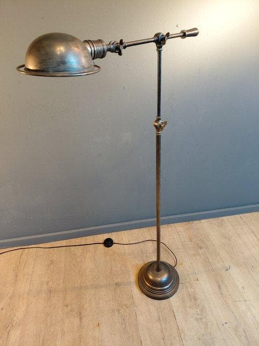 Staande lamp - Metaal - Werklamp, Antiek en Kunst, Curiosa en Brocante