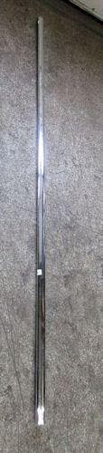 Ovale buis, metaal, chroom 200cm